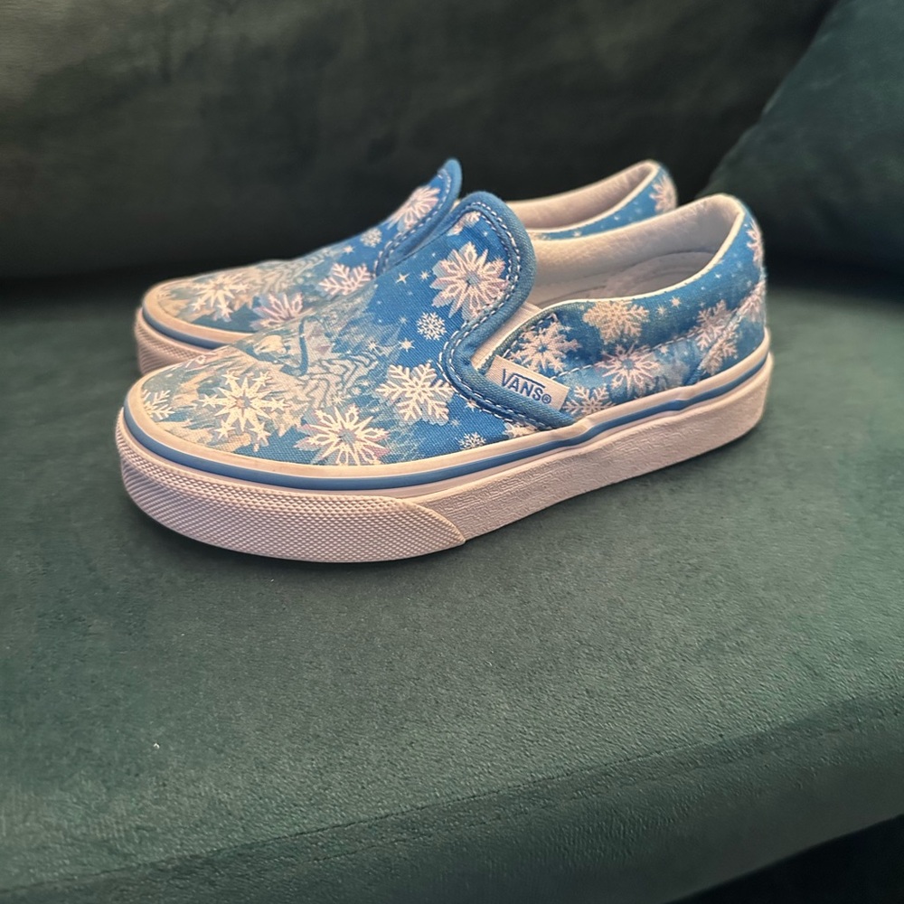 Frozen Blue Vans for kids